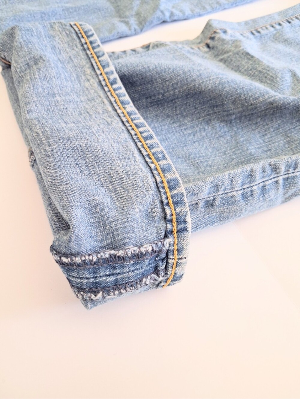 Rare Y2K Vintage AG Adriano Goldschmiel The Cupid Button Fly Light Denim Jeans - Picture 13 of 16